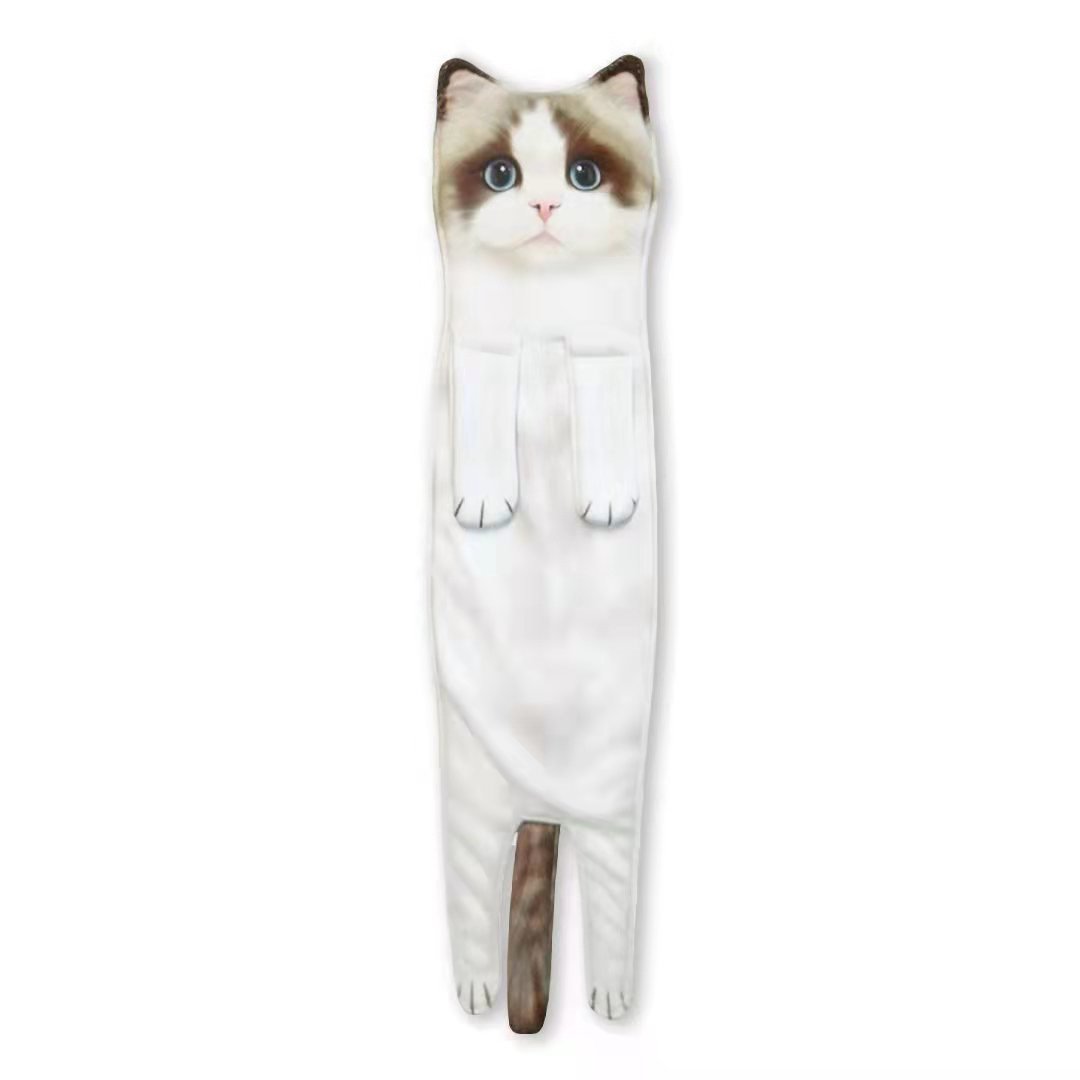 🔥LAST DAY 50% OFF🔥Funny Cat Hand Towels for Kitchen Bathroom