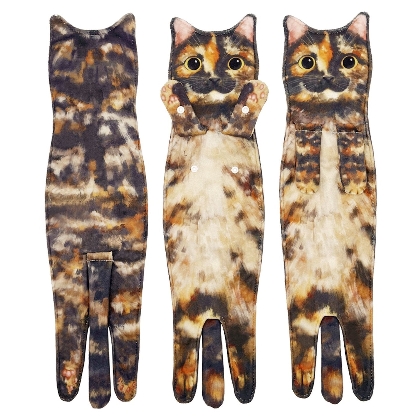 🔥LAST DAY 50% OFF🔥Funny Cat Hand Towels for Kitchen Bathroom