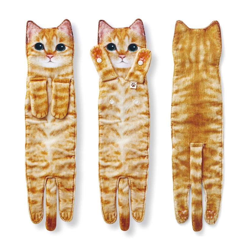 🔥LAST DAY 50% OFF🔥Funny Cat Hand Towels for Kitchen Bathroom