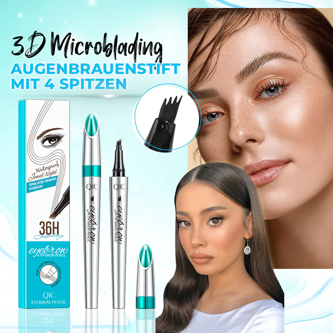 3D Microblading-Stift mit 4 Spitzen für Augenbrauen